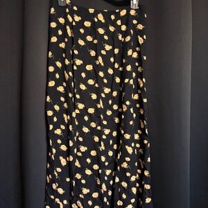 Reformation Floral Midi Skirt